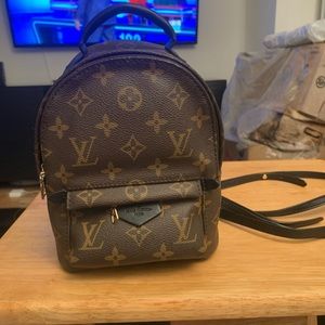 Authentic Louis Vuitton Palm Springs Mini Backpack